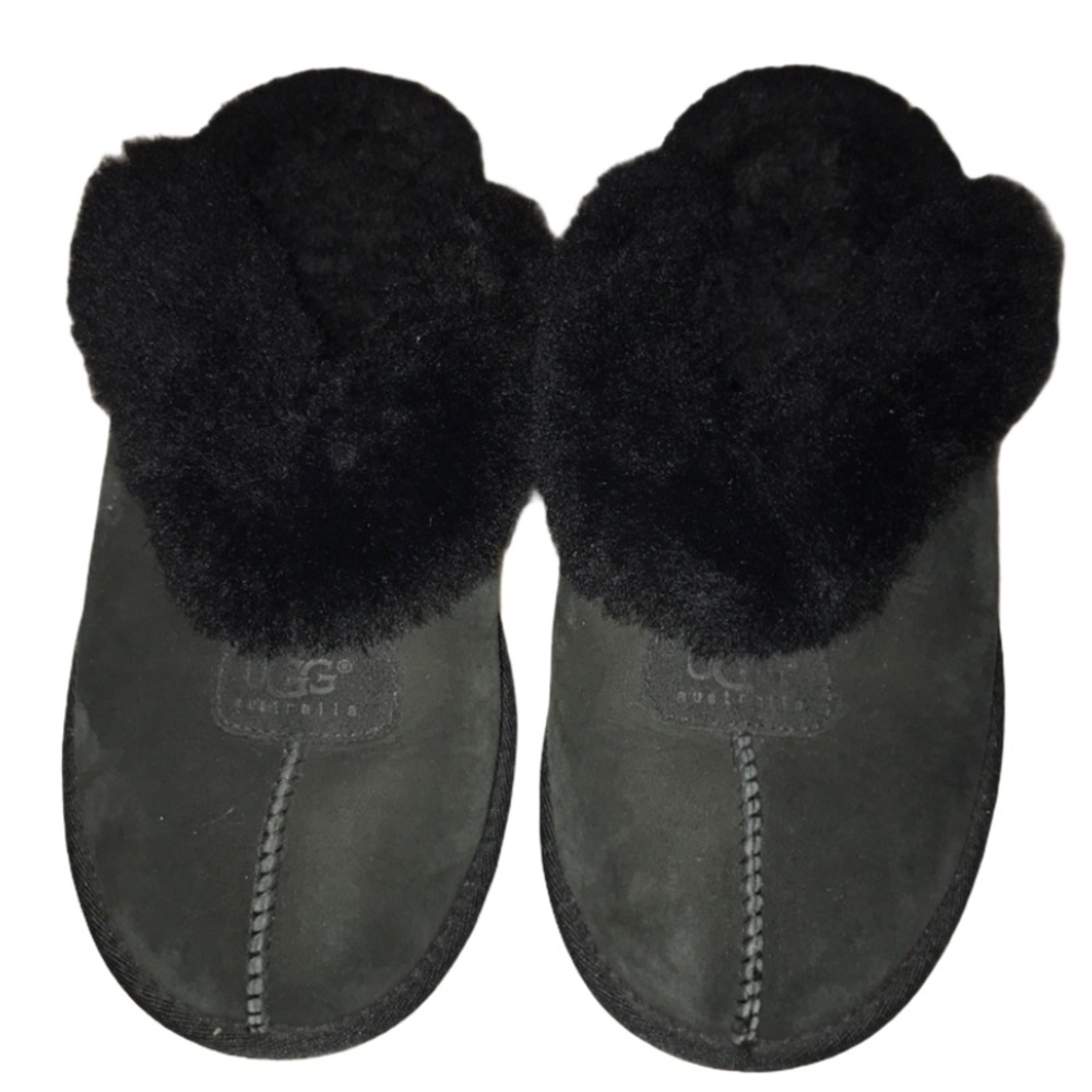 Ugg Black Slippers Size 7